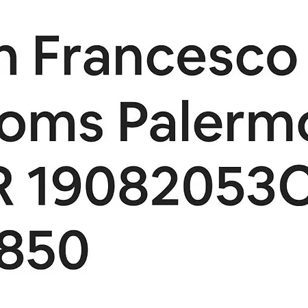 ベッド・アンド・ブレックファスト San Francesco And With Terrace In Locazione Turistica パレルモ